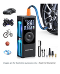 Portable Digital Tire Inflator & Emergency Power Bank