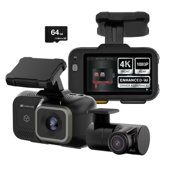 AI-Powered Smart Dash Cam (4K Cloud Edition)